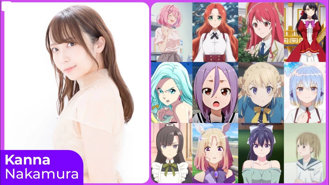 Kanna Nakamura [中村カンナ] Top Same Voice Cbaracters Roles