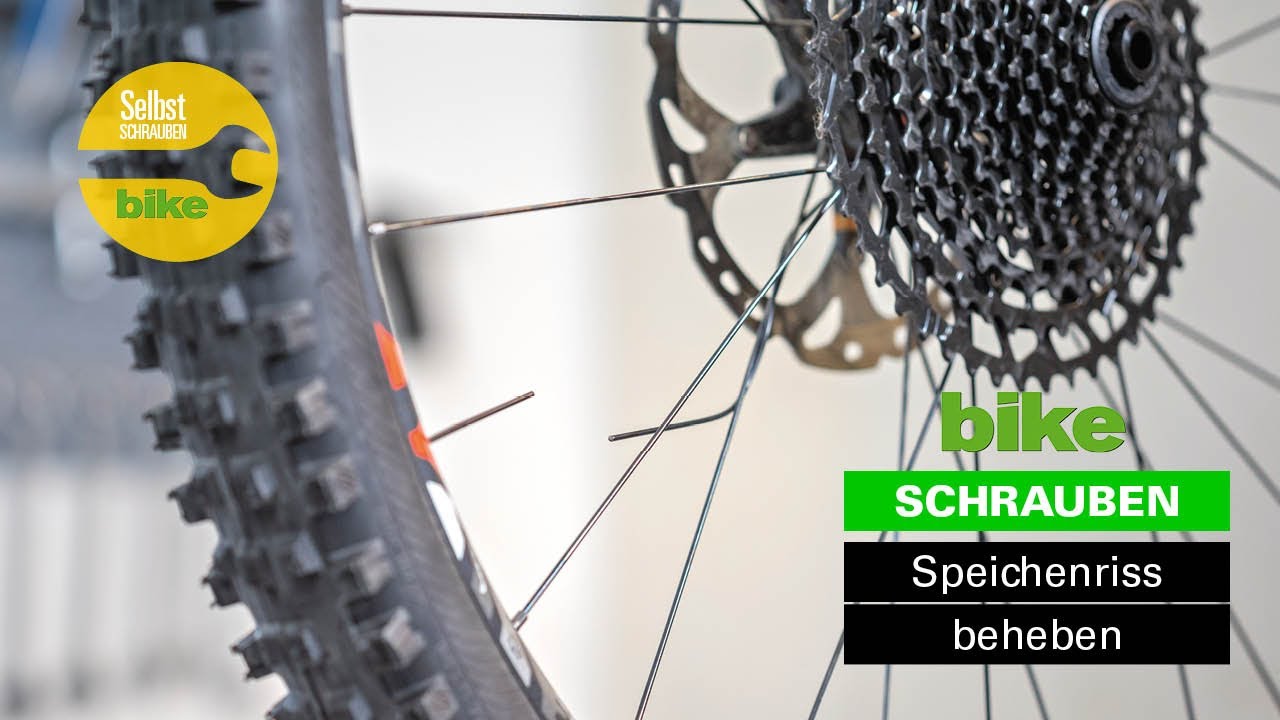 Gerissene Speiche am Laufrad reparieren / BIKE Schrauber-Anleitung