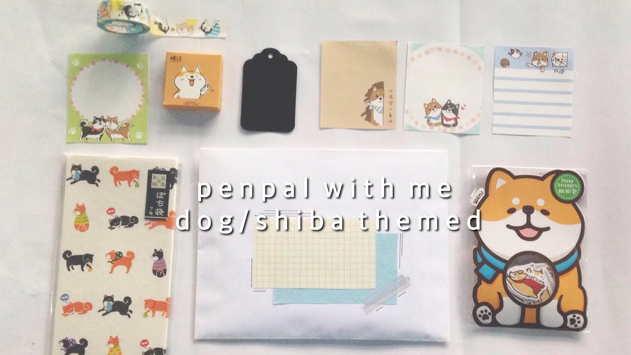 🐶 penpal with me #2 | dog / shiba theme