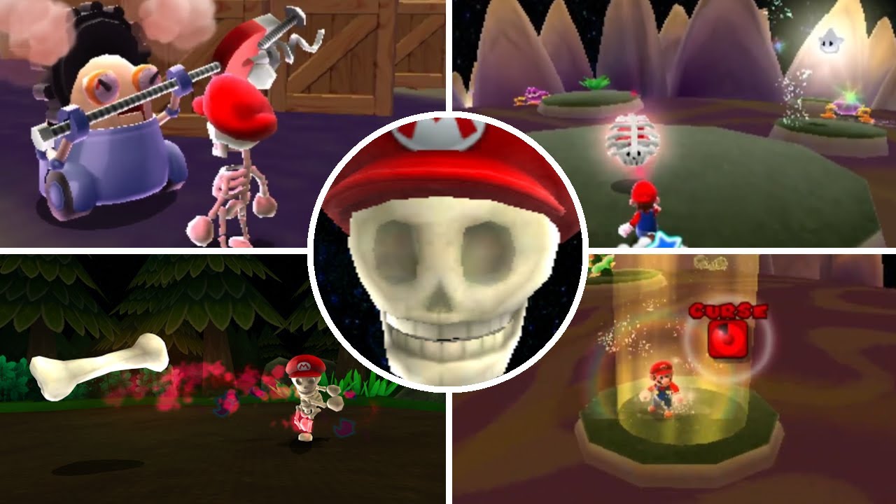 Super Mario Galaxy 2: Bone's Curse - Full 100% Walkthrough