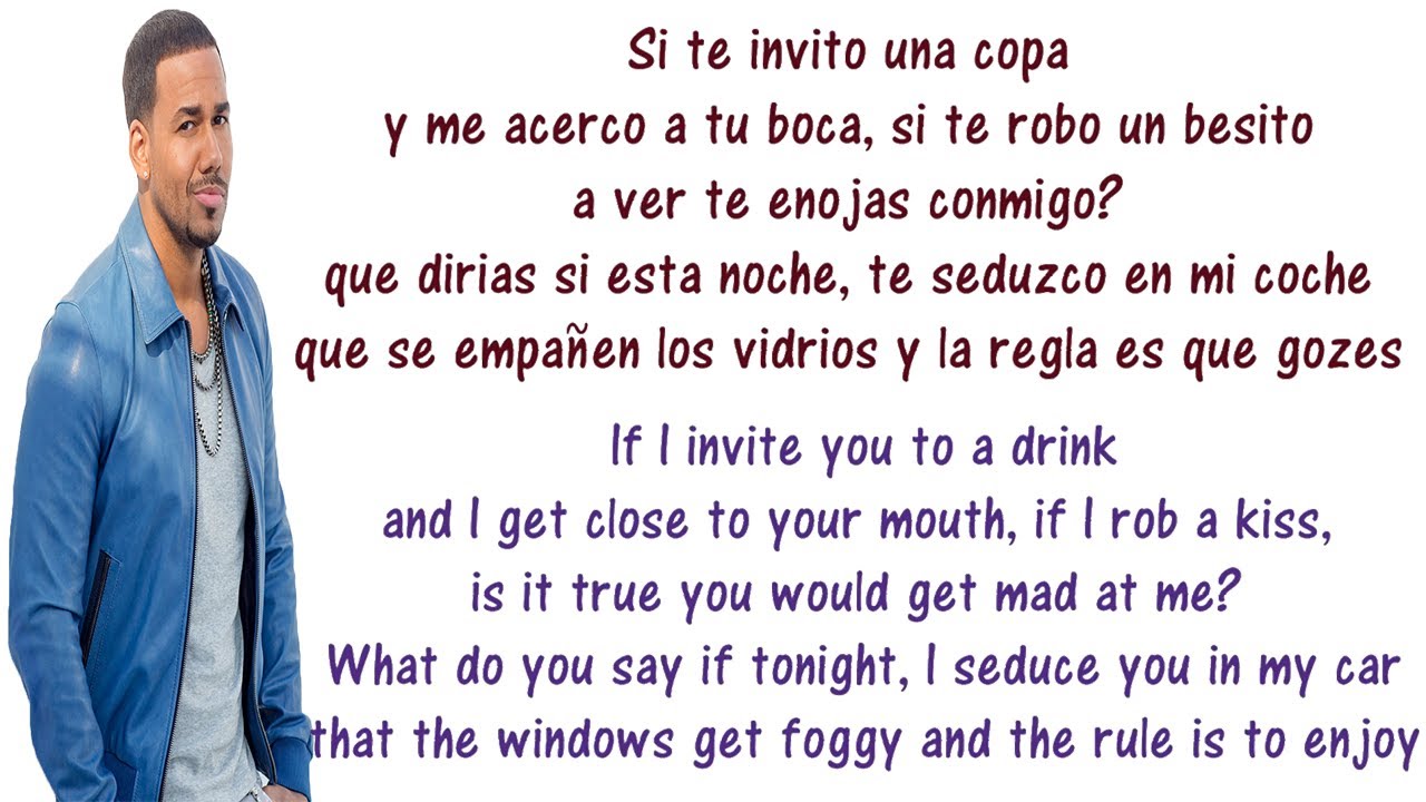 Romeo Santos - Propuesta Indecente - Lyrics English and Spanish - Indecent Proposal - Translation