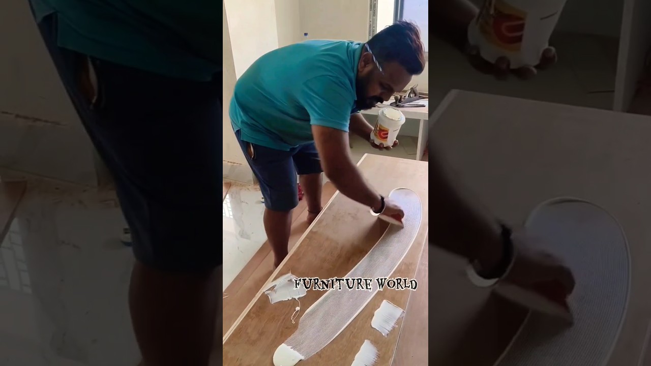 fluted acrylic sheets pesting 😎#interiordesign #youtubeshorts #shortsvideo #shorts #wood#viral 👍🔥