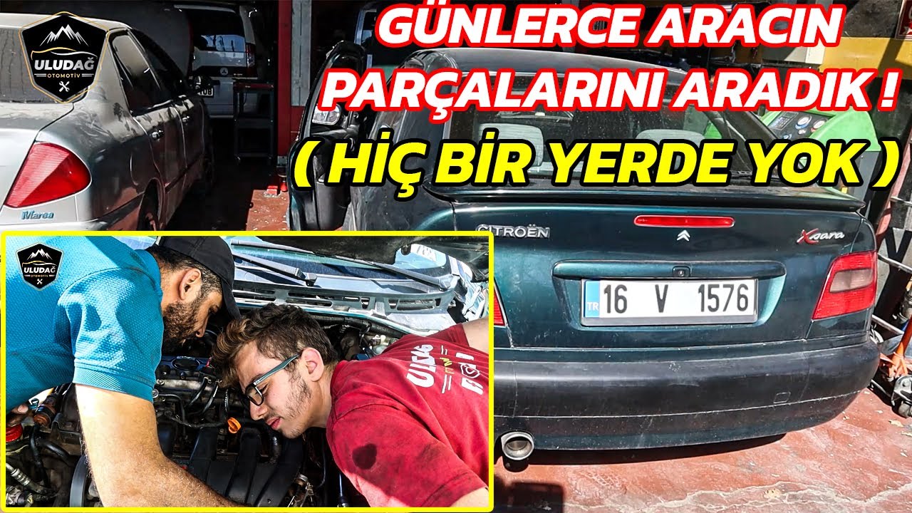 MOTOR'DA SÜBAP SESİ VAR VE HAVA ALIYOR ! (1998 CİTROEN XSARA 1.8 16 Valf )