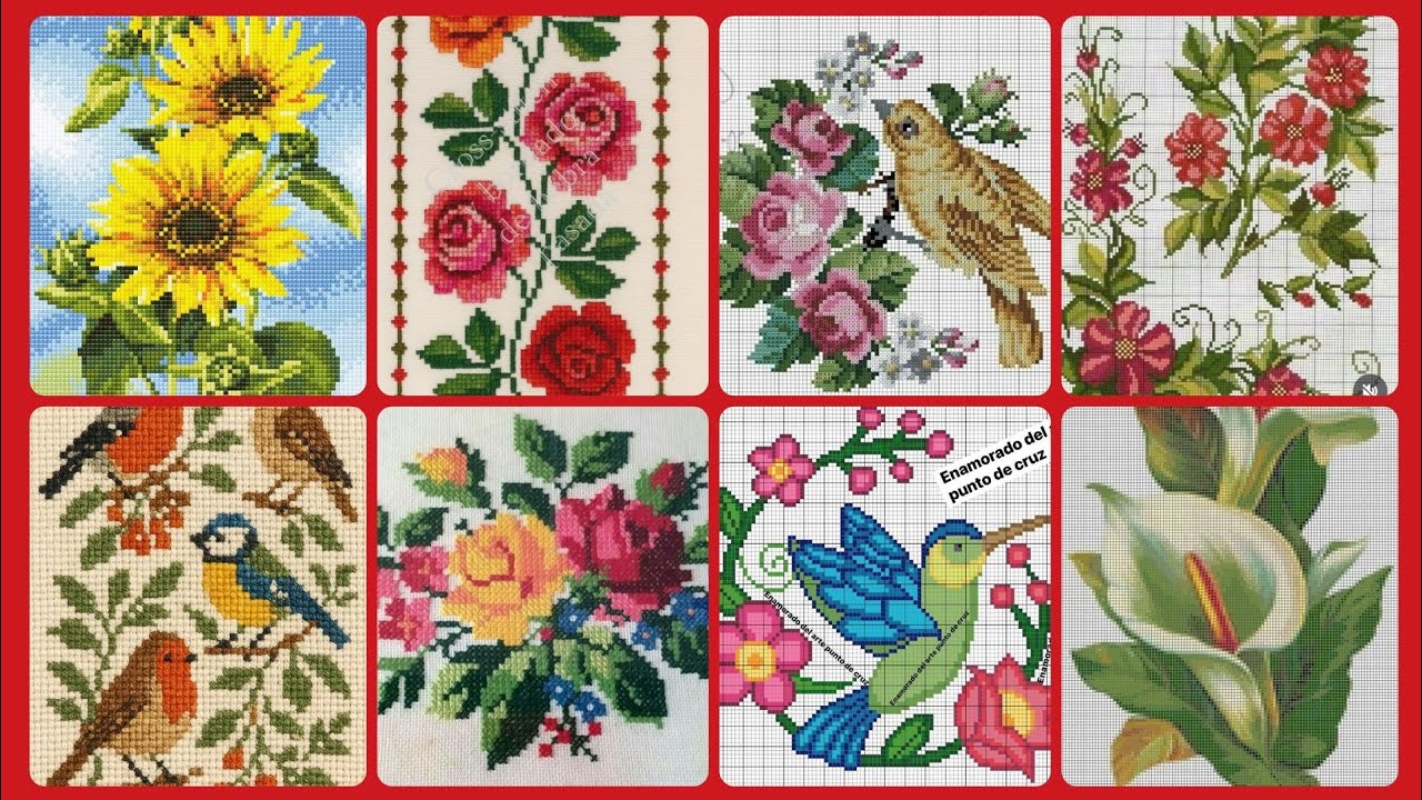Latest // new elegant countable fancy cross stitch pattern