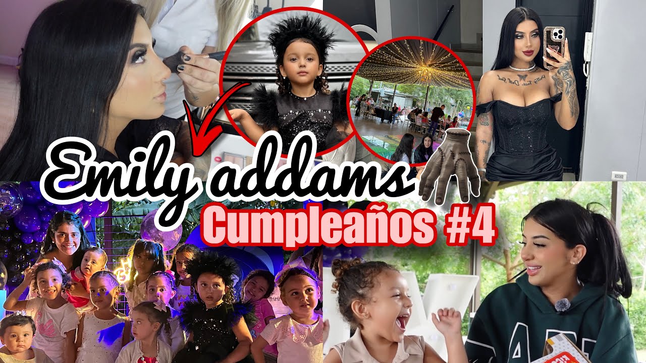 🎂✨CUMPLEA&Ntilde;OS #4 DE EMILY * su fiesta de merlina * | Sofi Mu&ntilde;oz