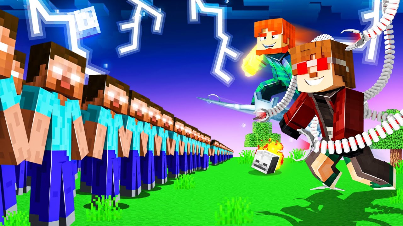 CRAZYCRAFT - HEROBRINE vs HYDRA ve CANUSCUKLAR