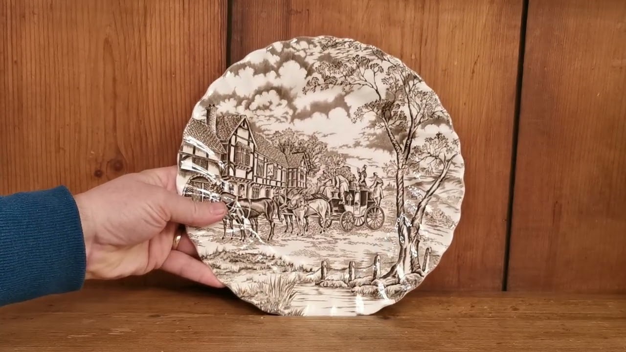 Myott Royal Mail Ironstone China Dinner Plate