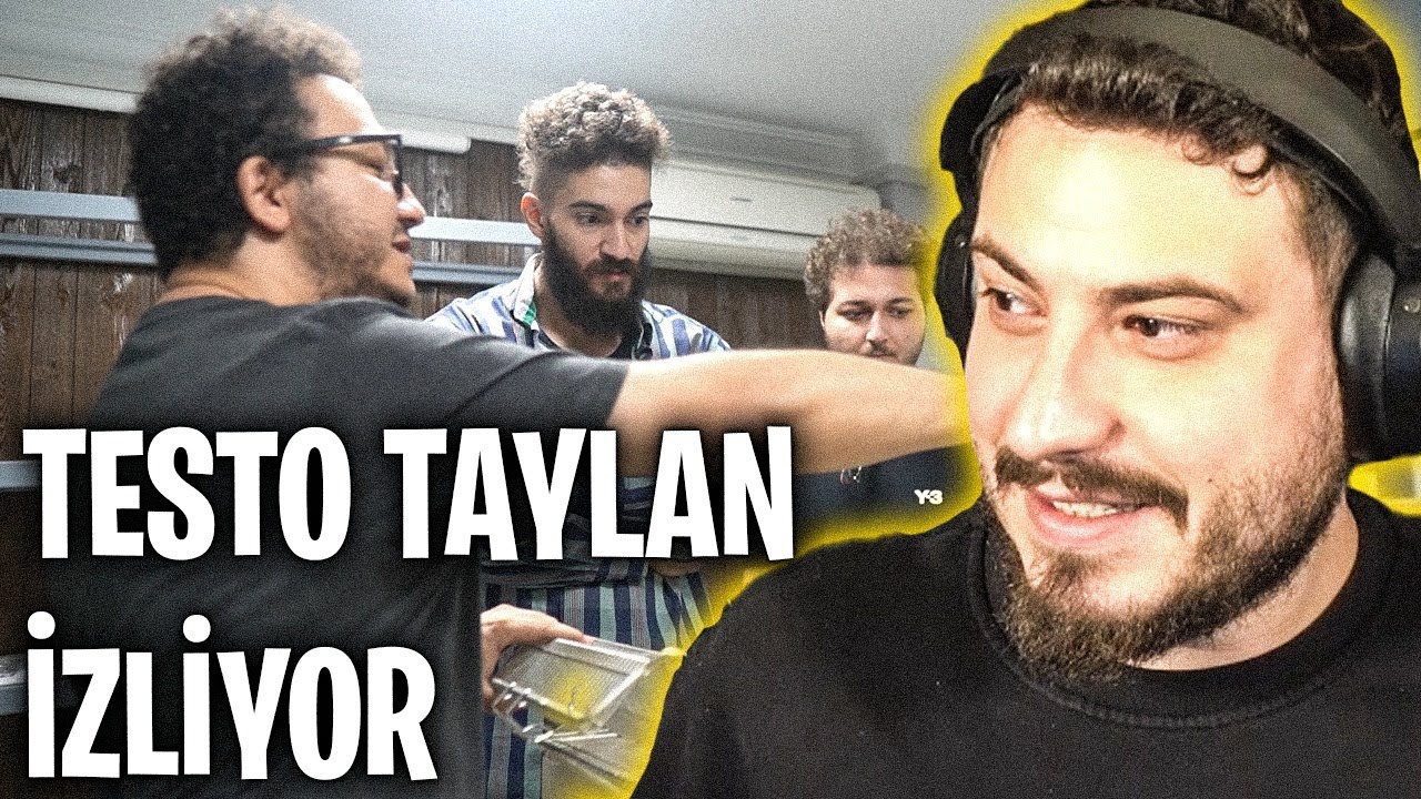 ATABERK DOĞAN TESTO TAYLAN MESUT CAN TOMAY OYTUN ERBAŞ LABORATUVAR ZİYARETİ İZLİYOR