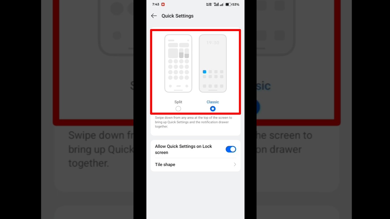 Quick Settings Oppo a78 5g #shorts