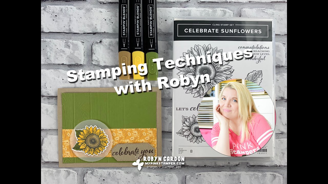 How to Make a Sunflower Card w/ Stampin' Up! Celebrate Sunflowers - Episode 784