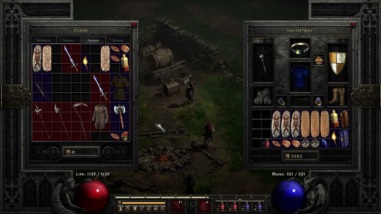 Items in Diablo 2 Resurrected. Types, Rarity / Colour and How to Identify Them - Beginner Guide