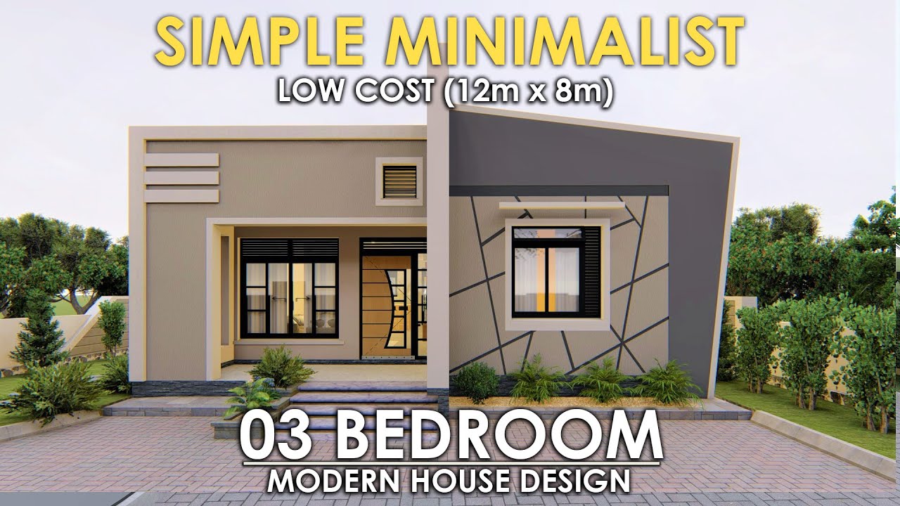 Simple & Stylish 03 Bedroom House Design