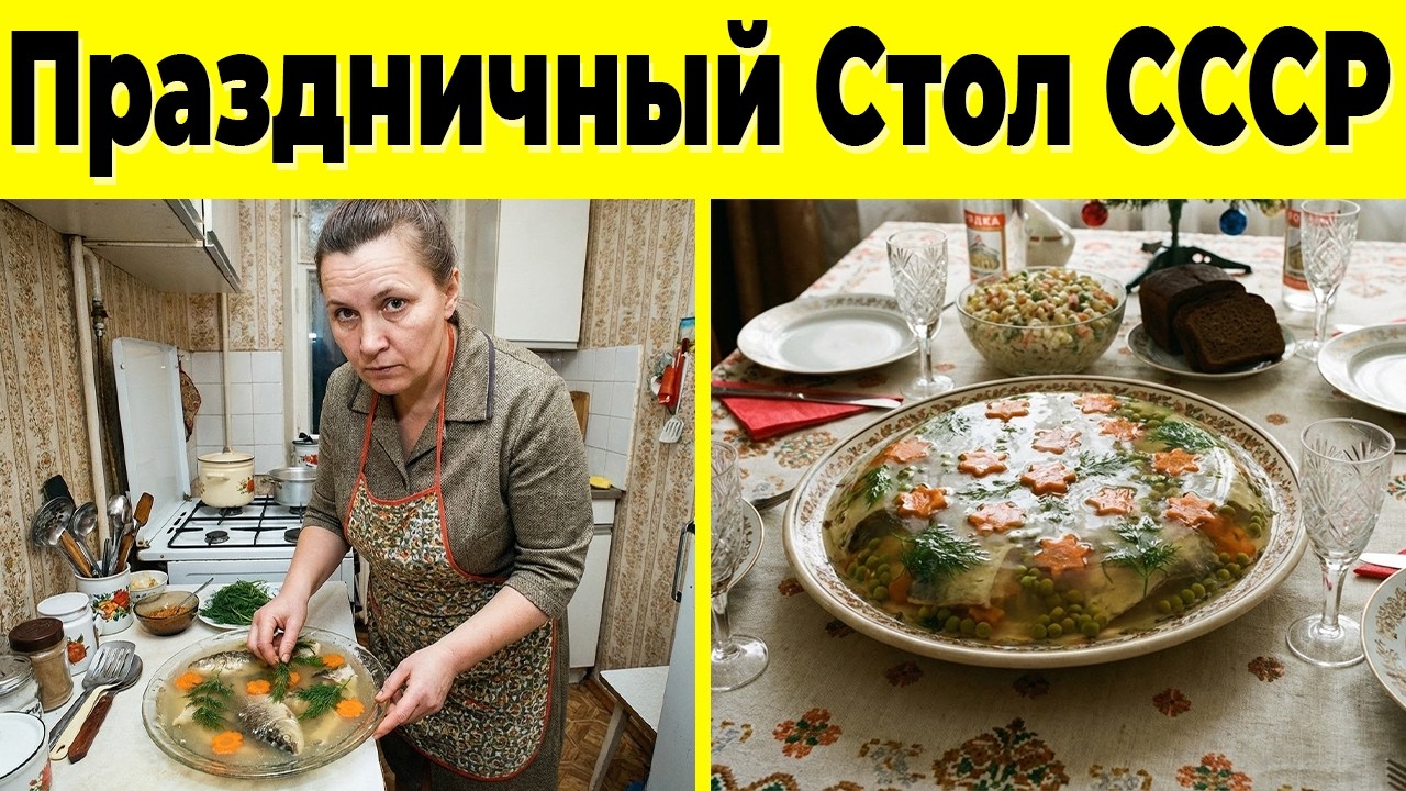 10 Блюд Праздничного Стола из СССР, которые Помнят Все!