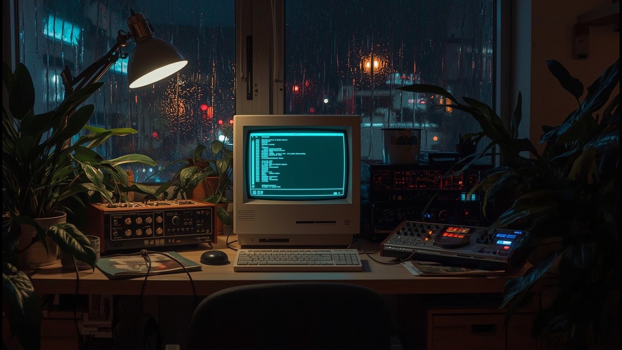 Deep Coding Focus  ☔️ Rainy Terminal  📼 Midnight Desk 3HR