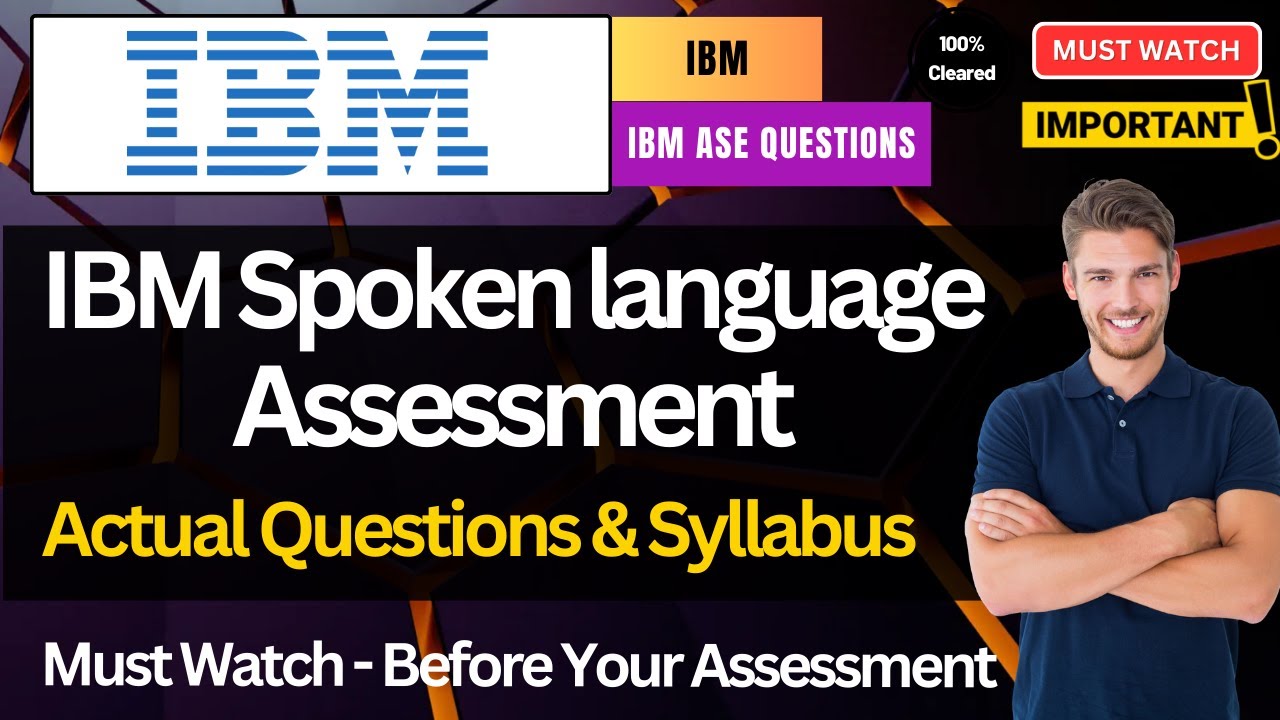 🔥 IBM English Spoken Language Assessment Actual Questions | Exam Pattern & Syllabus | IBM ASE Hiring