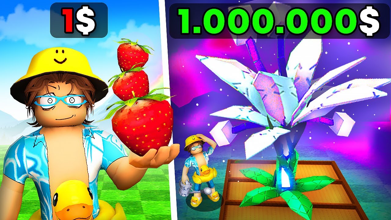 😱 Я СТАЛ ОГОРОДНИКОМ и ВЫРАСТИЛ САМОЕ РЕДКОЕ РАСТЕНИЕ в Роблокс! @SanhezRoblox