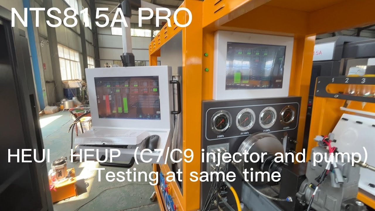 NANTAI NTS815A-PRO Double System HEUI Injector HEUP Pump Testing at Same Time NTS815A PRO Test Bench