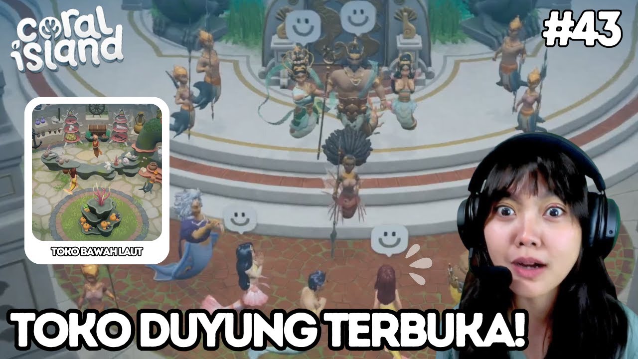 Memasok makanan di Kerajaan Duyung!! 👑✨ Toko Bibit Akhirnya Terbuka | Coral Island Part 43 Indonesia