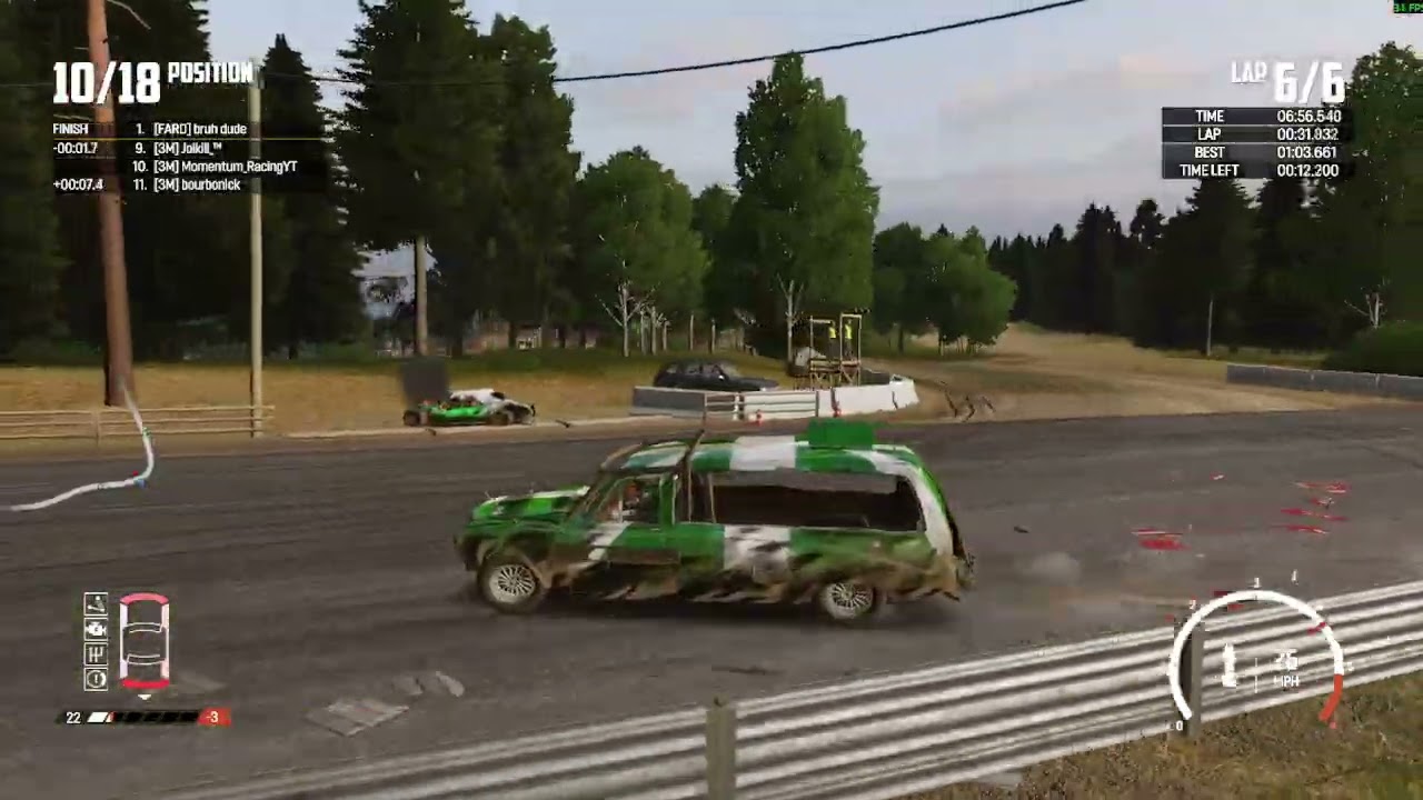 Wreckfest TDRL Week 7 3M vs. Fard Momentum POV. 3rd STRAIGHT WIN OF THE SEASON???????