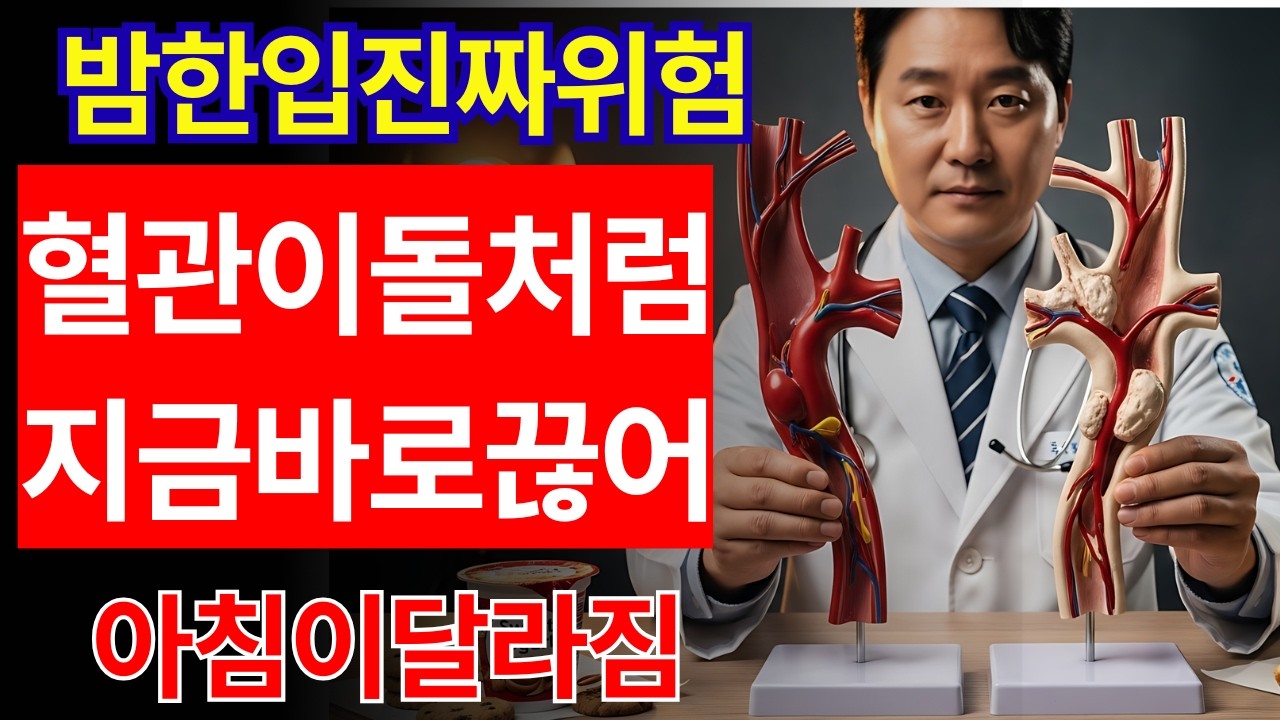 의사 경고: 늦은 밤 ‘이 한입’이 혈관을 굳힙니다(다음: 야식 대처) | 건강 | 혈관 | 수면 | 식단 | 오디오북