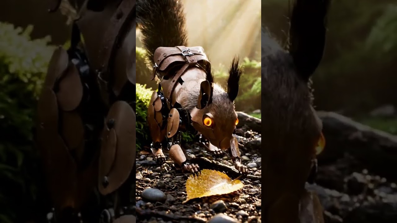 Animatronic Squirrel and the Golden Leaf Quest