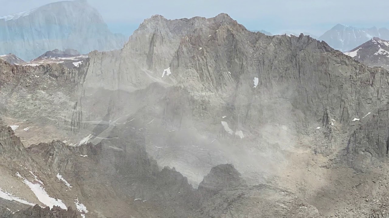 On Mt. Irvine, CA during Lone Pine earthquake