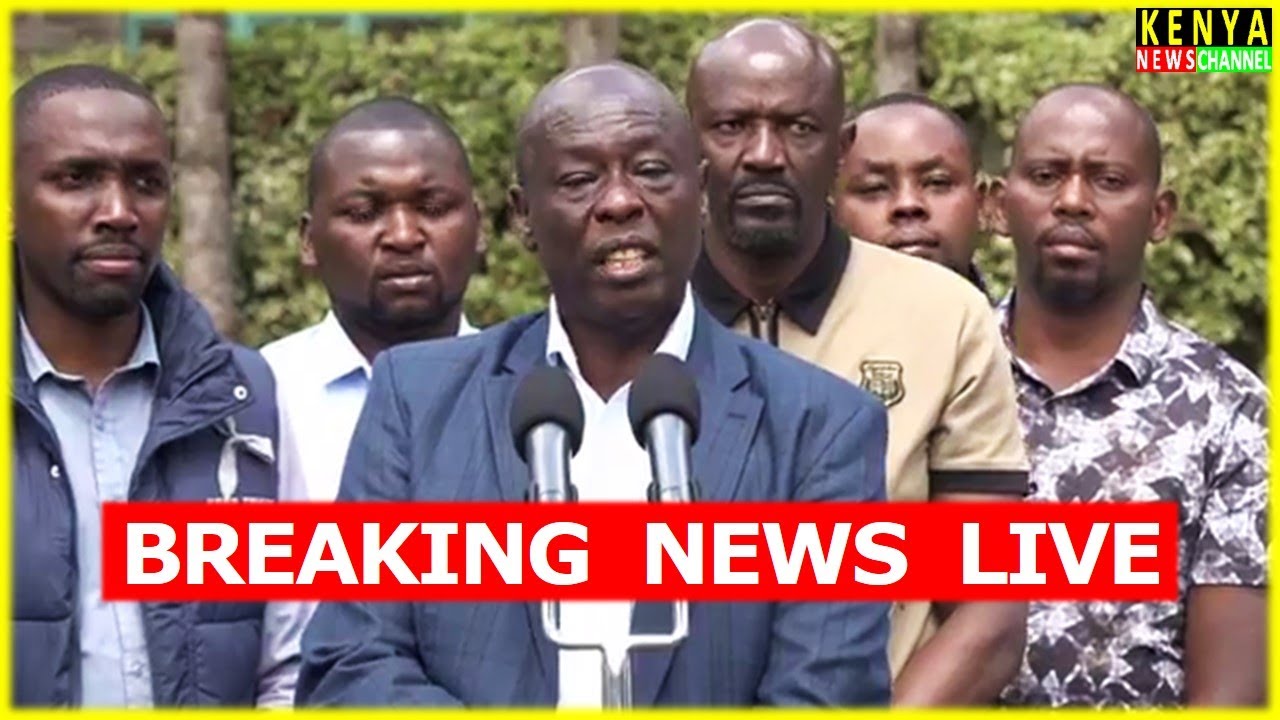 LIVE - Rigathi Gachagua Big Announcement with MCAs at his home