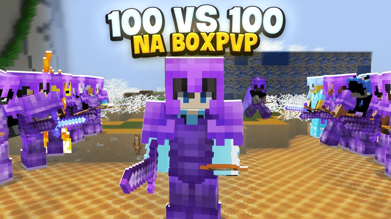 100 VS 100 GRACZY NA NAJWIĘKSZYM SERWERZE BOX PVP