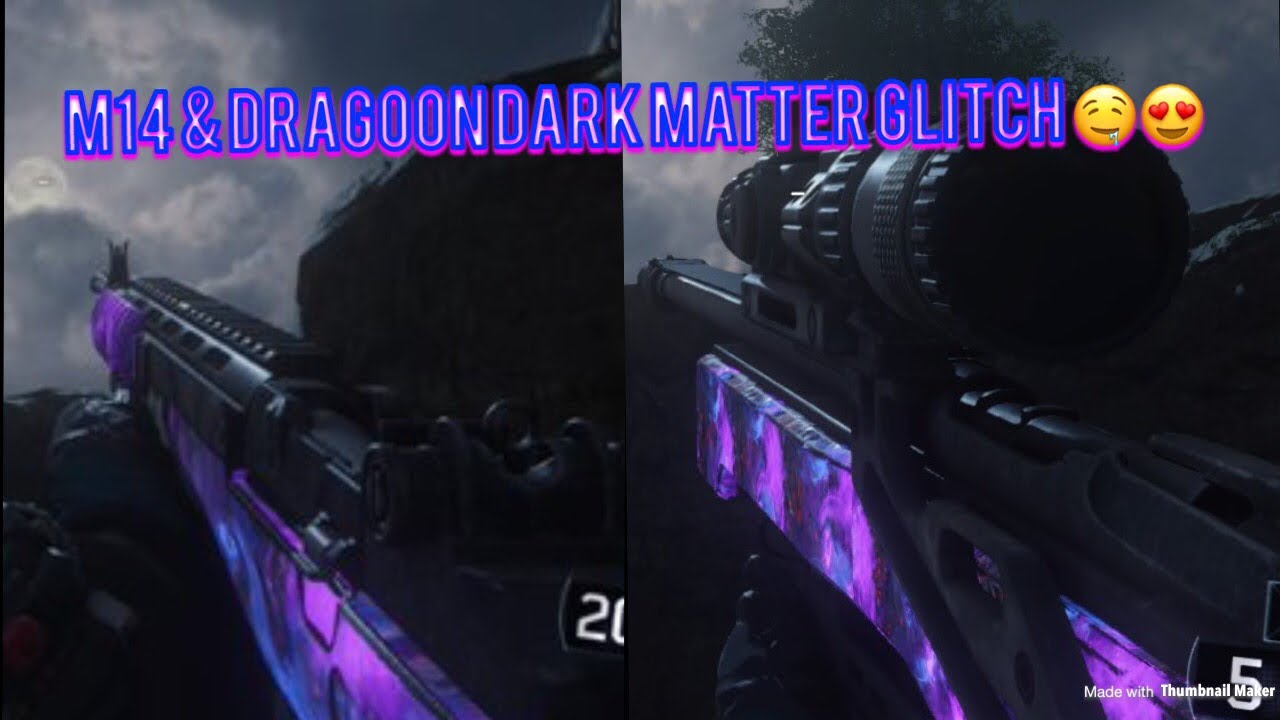 BLACK OPS 3 DARK MATTER GLITCH ON THE NEW WEAPONS THE M14 & DRAGOON STILL WORKS 8 MONTHS LATER......