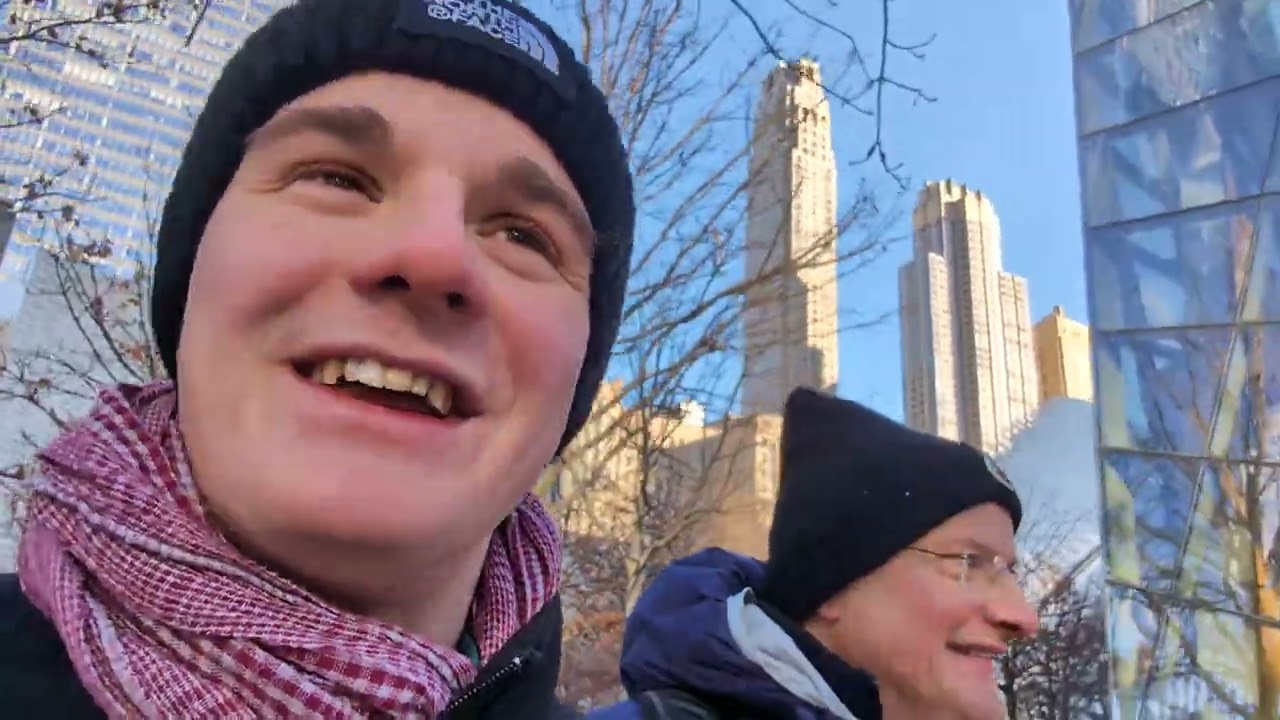 With Rob in NYC! FREEZING!