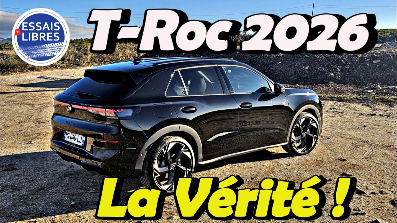 NOUVEAU VW T-ROC 2026 eTSI 150ch Essai Vérité + Signature lumineuse de nuit & Visite de l'Usine !!