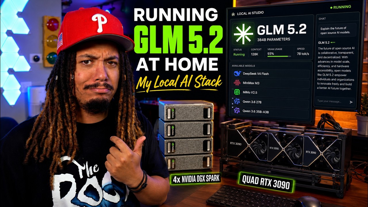 I&rsquo;m Running a Frontier-Level AI Model at Home&hellip; GLM 5.2 on 4 DGX Sparks