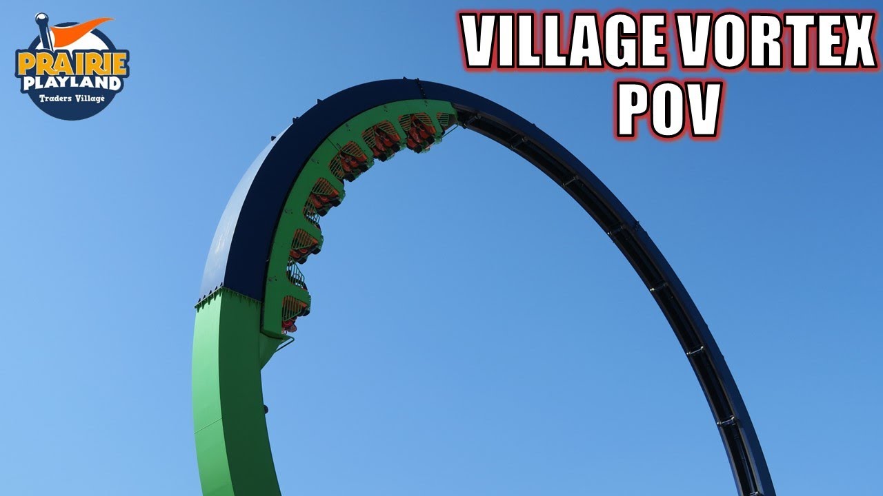 Village Vortex POV (4K 60FPS), Prairie Playland / Trader's Village Larson Super Loop | Non-Copyright