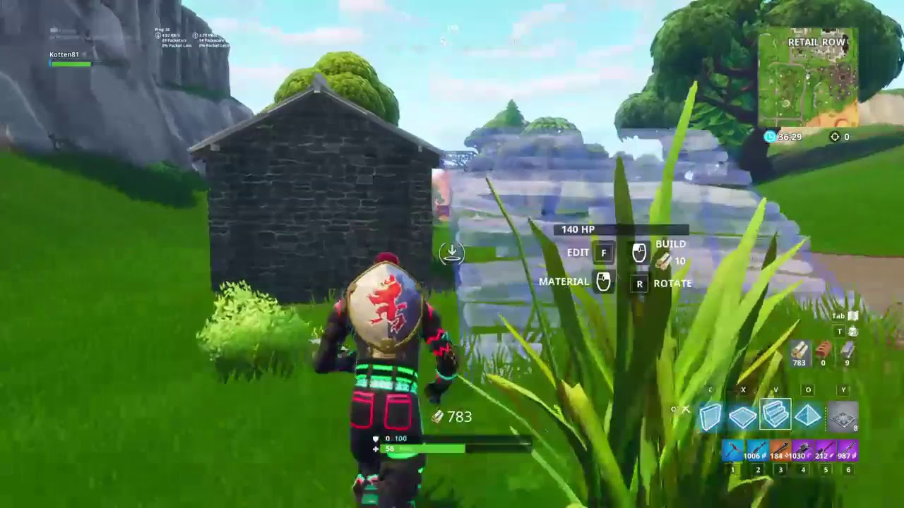 fight med ak-47 med masse