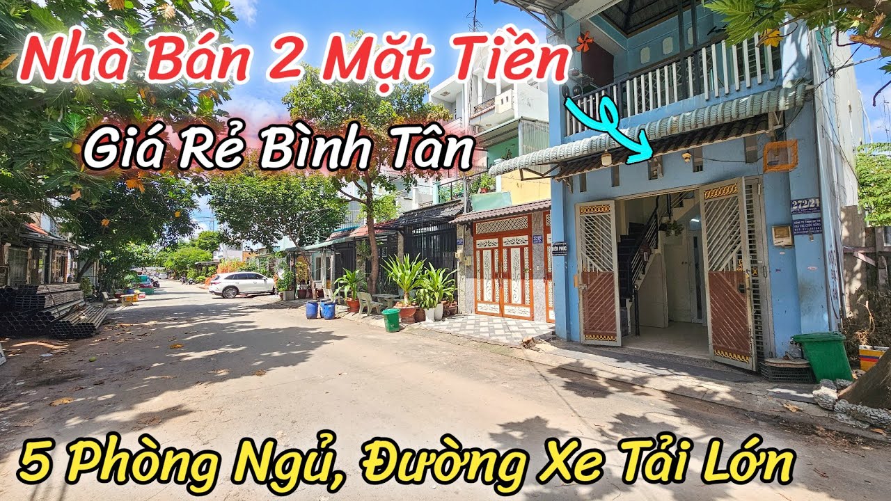 Bán Nhà Bình Tân Gần Chợ | Đường Kết Nối Khu Tên Lửa | Tiềm Năng Ra  Mặt Tiền Tăng Giá Lớn