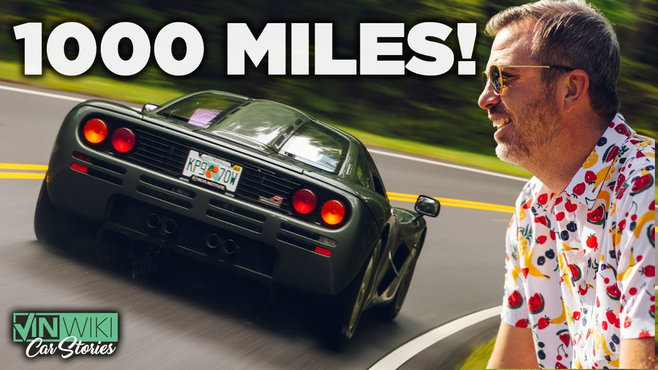 We drove a McLaren F1 1,000 miles!