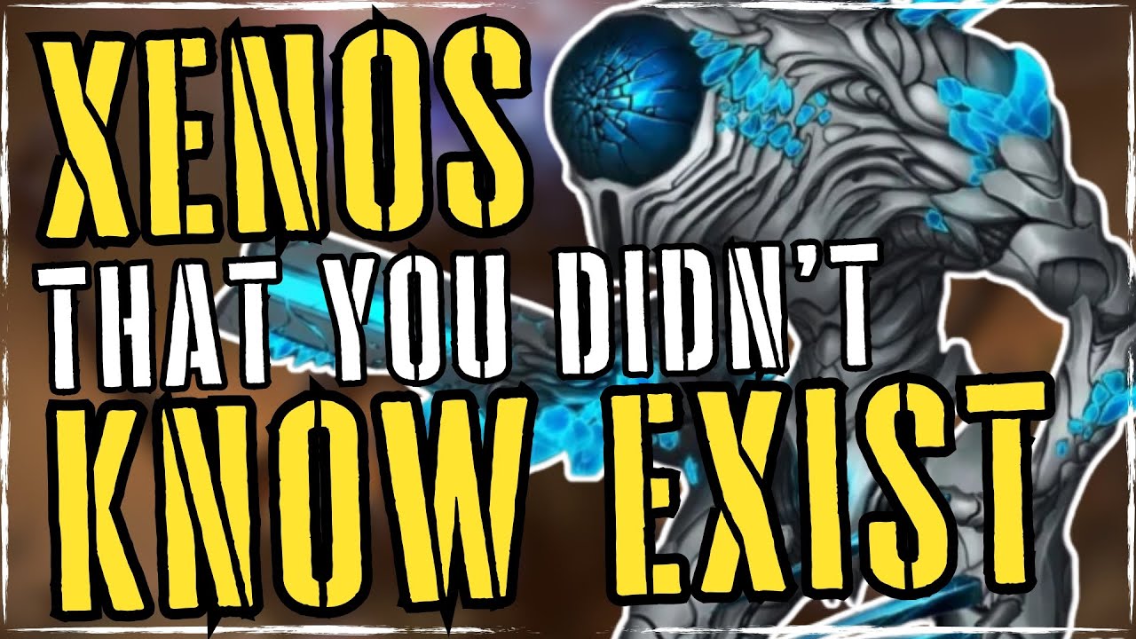 Eldritch XENOS Species That Will Make You Question EVERYTHING | WARHAMMER 40K LORE