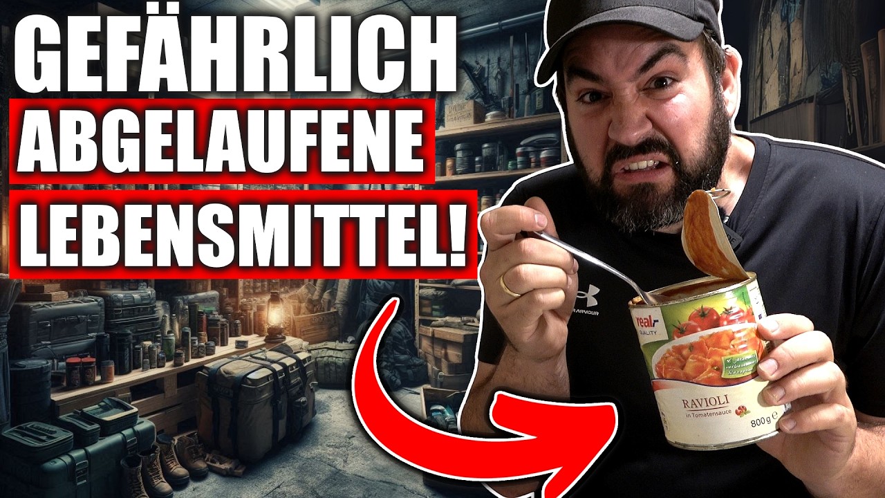 Heftig! Dieser Notvorrat ist seit 10 JAHREN ABGELAUFEN! Prepper Langzeittest!