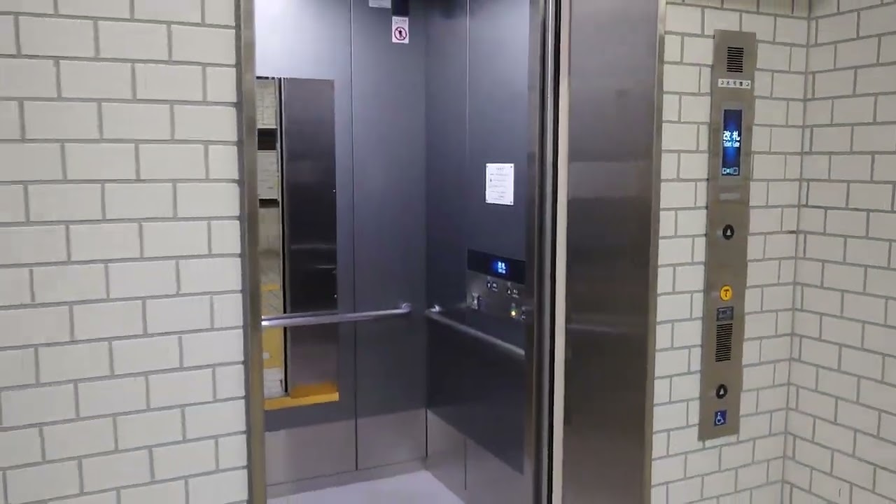 大阪メトロ堺筋本町駅８号機エレベーター(2022)Osakametro Sakaisujihonmachi St.No.8elevator
