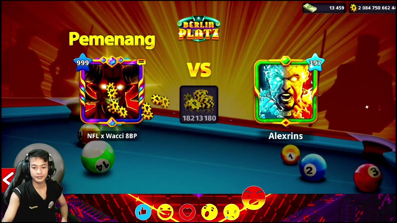 NFL x WACCI 999 LEVEL 8Ball Pool TrickShot In Berlin