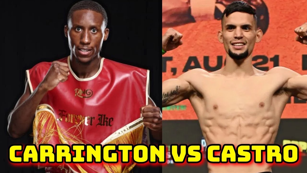 BRUCE CARRINGTON VS CARLOS CASTRO WBC FEATHERWEIGHT BATTLE FOR GLORY!!!