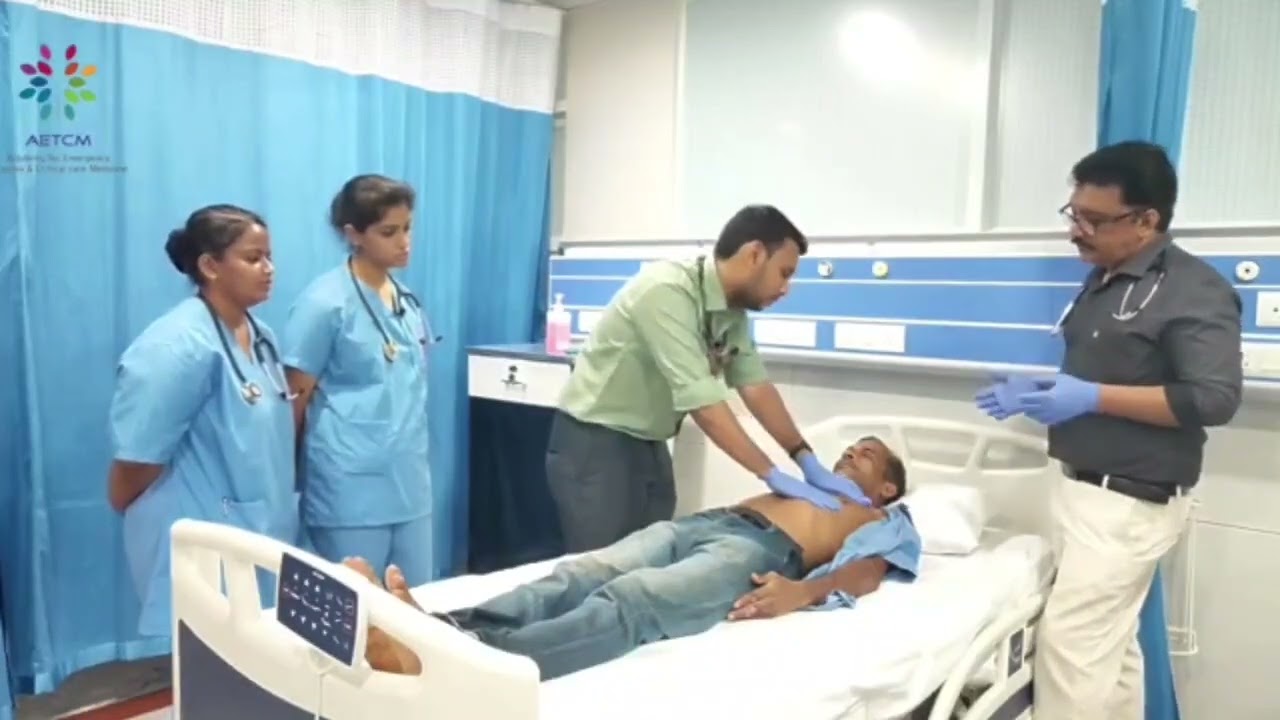 Cardiovascular System Examination || JVP Measurement || Cardiac Auscultation # AETCM.