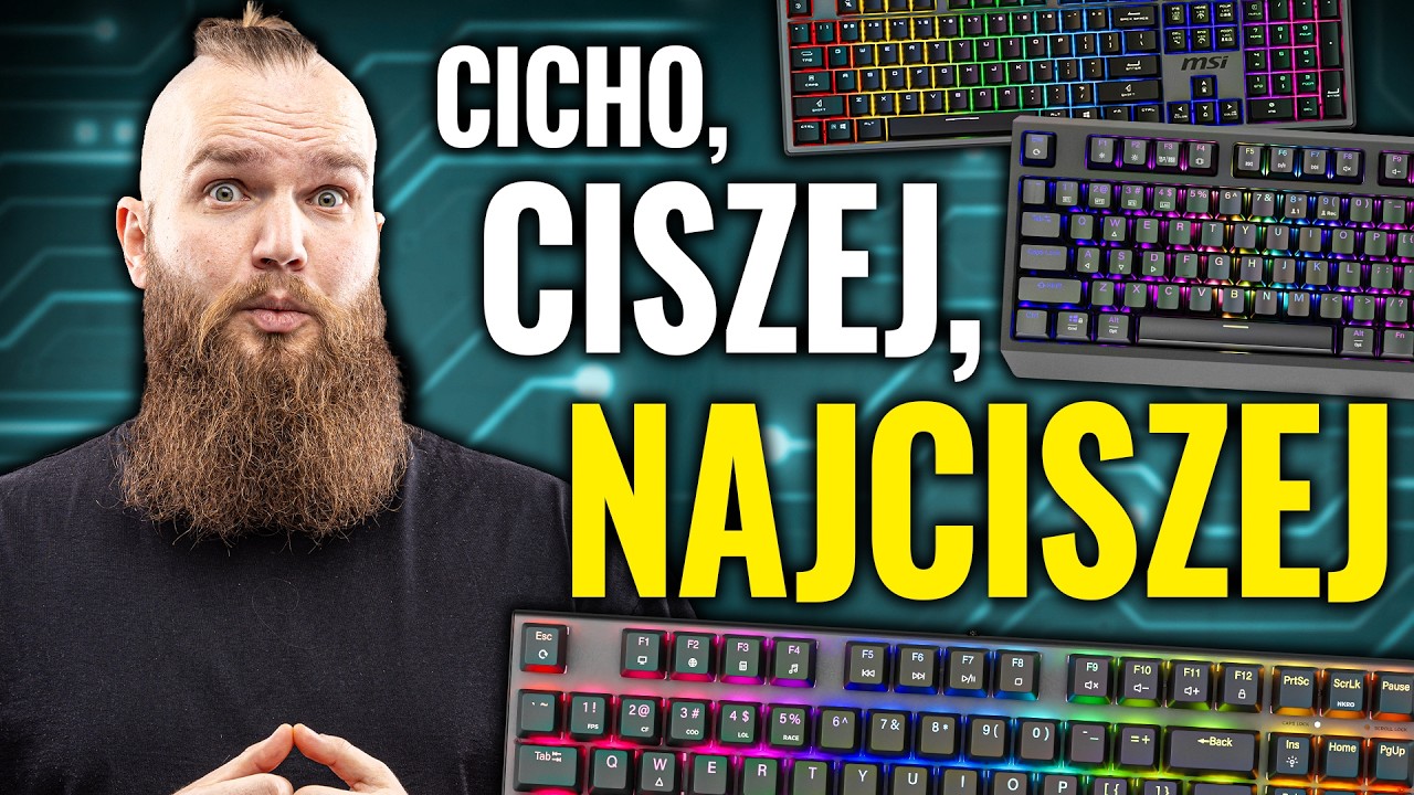 NAJCICHSZE KLAWIATURY MECHANICZNE na rynku | TOP 6