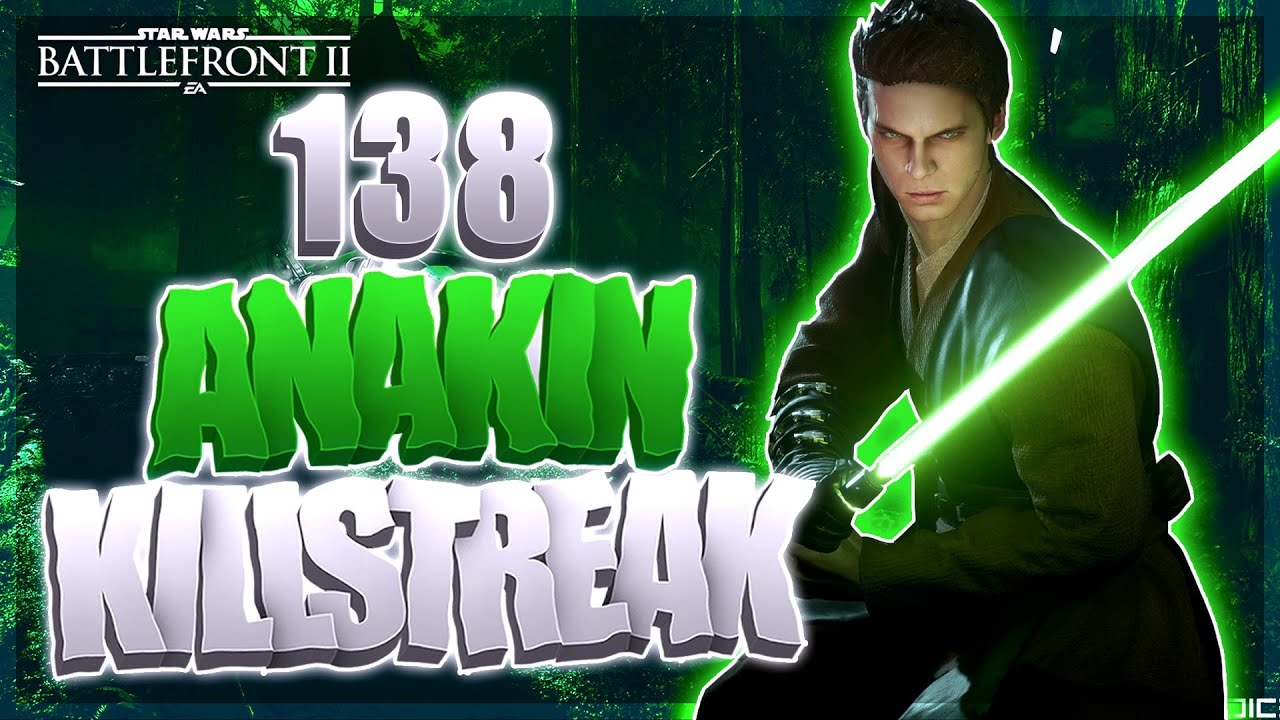 New Skin/New Voice Lines - 138 Padawan Anakin Killstreak against very Toxic Players - Battlefront 2