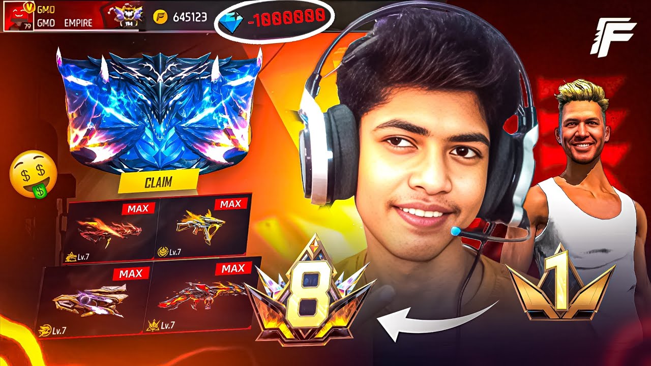 I Upgraded All EVO Gun Skins to MAX Using 40,000+ Diamonds 😱 | GMD GAMING92