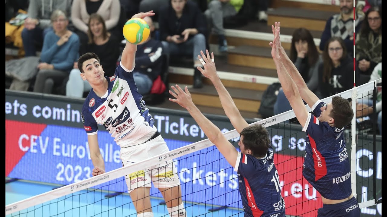 Most Dominant Left Handed Volleyball Player | Alessandro Michieletto (CEV Champions League 2024)