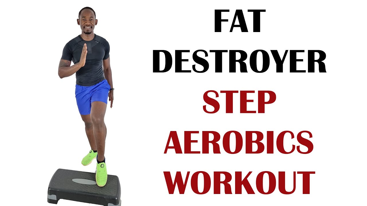 FAT DESTROYER STEP AEROBICS WORKOUT - 40-Minute Beginner Workout