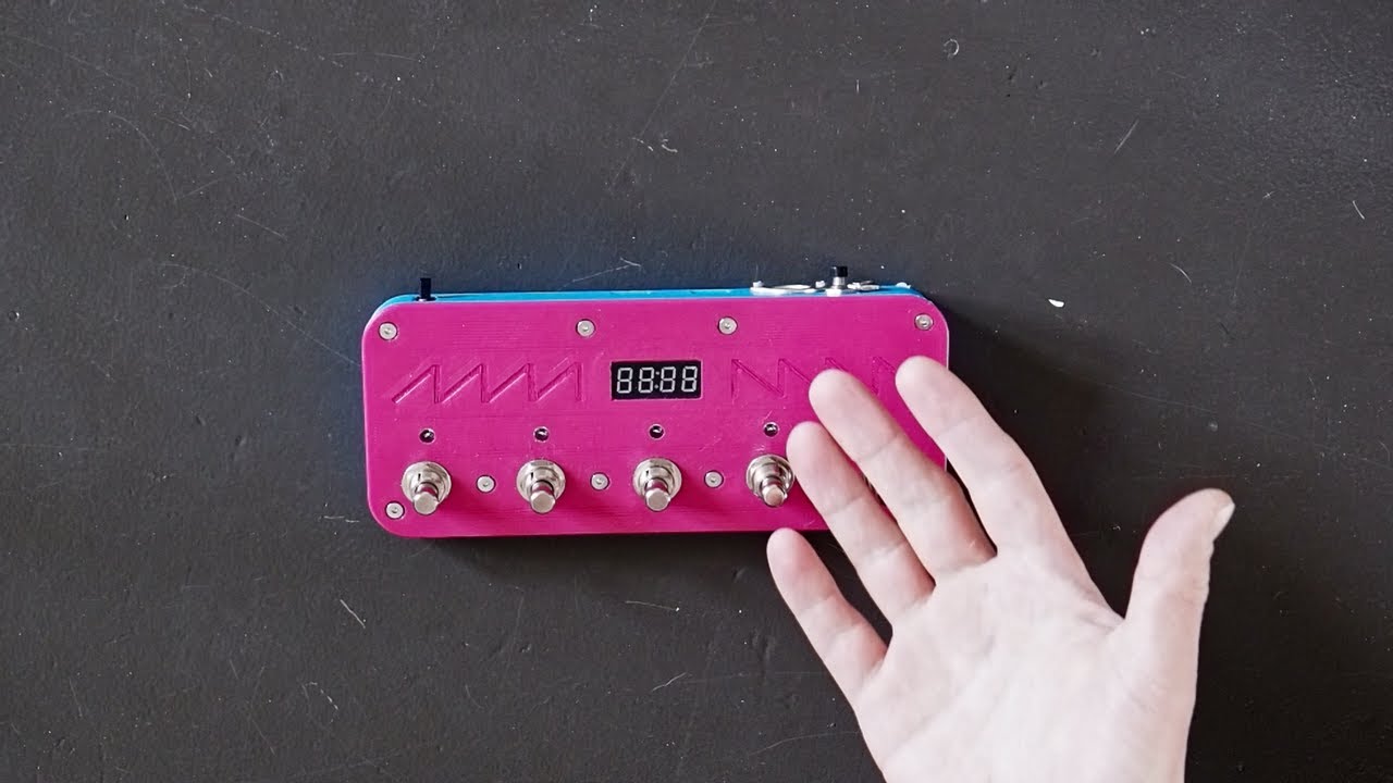 Hans - the 3D printed 5 button battery powered USB MIDI footswitch