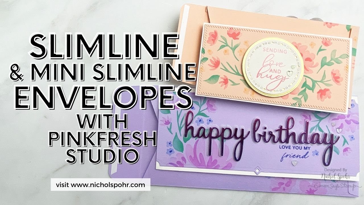 Slimline & Mini Slimline Envelopes (Pinkfresh Studio)