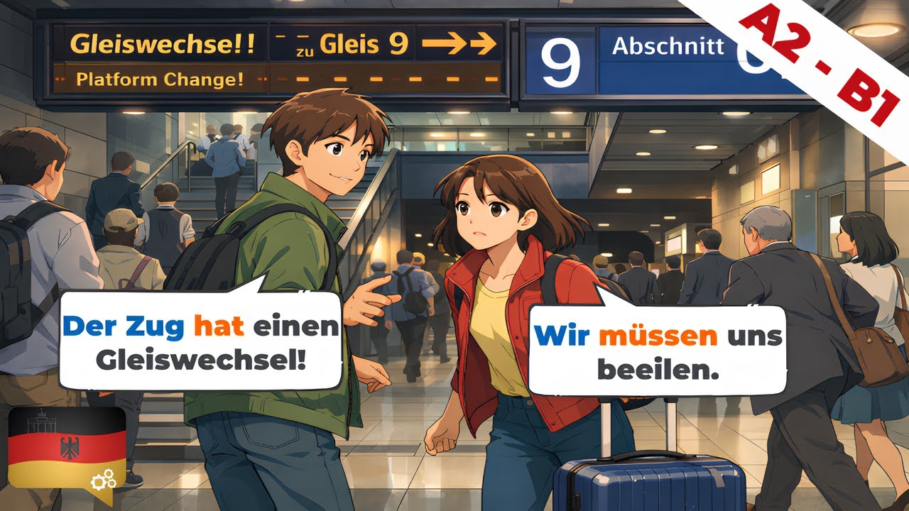 10 Deutsch Dialogen (A2-B1) | Hören & Sprechen | Wortschatz & Geschichten | Deutsch Lernen